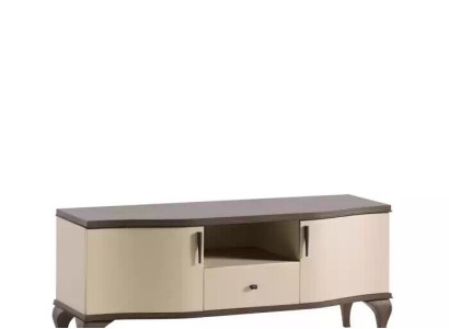 TV lowboard Living room beige Furniture Wood Sideboard style modern