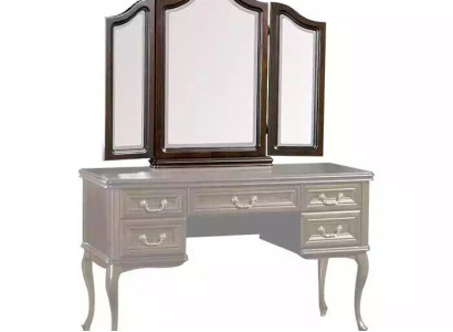 Designer Mirror Sideboard Art Deco Mirror Living Room Shelf Luxury Wood
