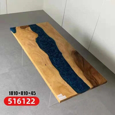 Dining table River Table Real Wood River Table Solid Epoxy resin Tables 181x81 new