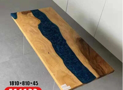 Dining table River Table Real Wood River Table Solid Epoxy resin Tables 181x81 new