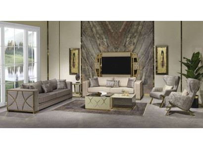 Luxury Sofa set 3+3+1 Seater Set Design Sofa Upholstery Couches Modern