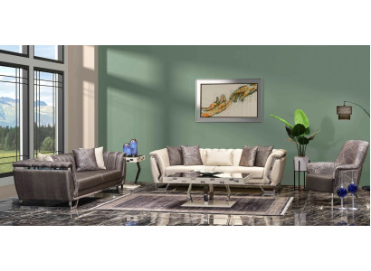 Luxury sofa set 3+3+1 seater modern set design sofa upholstery new