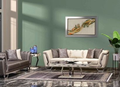 Luxury sofa set 3+3+1 seater modern set design sofa upholstery new