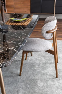 Dining room table Dining table Table Dining corner Marble Black Dining room Design