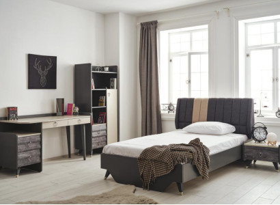 Bedroom Set Luxurious Stylish Bedroom Set Bed Bookshelf