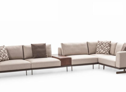 Large corner sofa fabric furniture L-shape couches sofas beige living room furniture