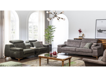 Sofa Couch Upholstery Set XXL Big Couches Multifunction Sofas 3+3 Seater