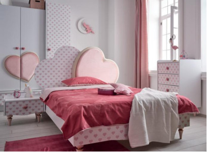 Modern Beds Childrens bed Childrens room Bed Childrens bed Furniture Wood White new