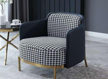 Stylish multicolored armchair modern armchair television couch textile armchair