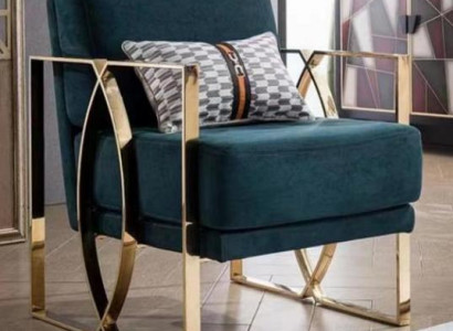 Luxurious Armchair Modern Design Green Relax Armchair Seat Luxury Waiting Room new
