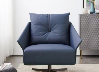 Armchair Seater Living room Blue Modern Design Luxury Seating Furniture Relax Club new