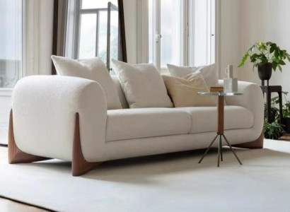 Sofa 3 Seater White High Quality Upholstery Sofas Design Textile new Modern