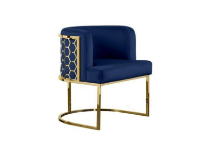 Modern Chair Dining Room Club Chairs Upholstered Chair Blue Armchair new Lounge