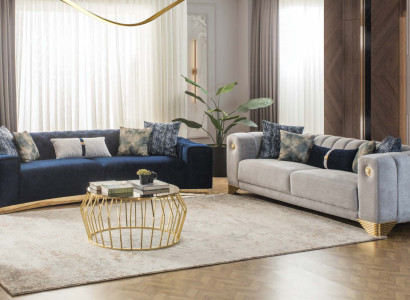 Sofa set 4 3 Seater Design Couch Upholstery Sofas Modern Group Set new