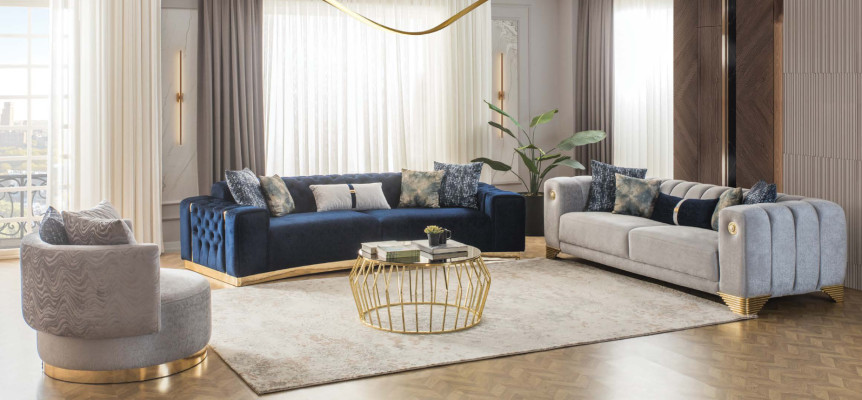Design Armchair Luxury Single Seater Modern Lehn Textile 1 Seat Furniture Single Seater