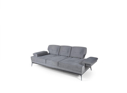 Sofa Fabric Sofa Design Three Seater Gray 3 Seater Upholstered Sofa Couch