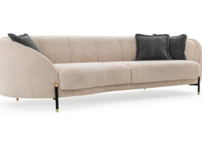 Couch Upholstery Beige Design Sofa 4 Seat Sofas Textile Design Sofa Furniture new