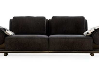 Modern Sofa 3 Seater Black High Quality Upholstery Sofas Design Textile new