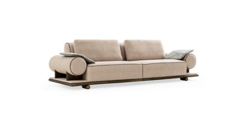 Textile Sofa Couch Upholstery Sofa 3 Seater Couches Sofas Modern Three Seater new
