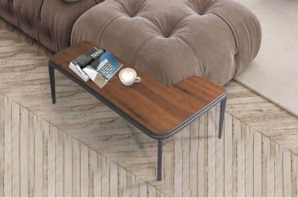 Chic Coffee table for Living room L-shaped modern novelty Gray Color