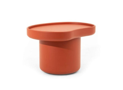 Orange Side table Designer Living room Coffee table Luxurious Furniture