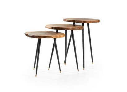 Round Side table set Living room Luxury Tables Living room Coffee tables