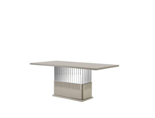 White-Black Dining room table Designer Modern Dining room Robust Furniture