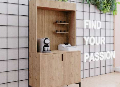Dining room Sideboard Sideboard Brown Color Modern Design Coffee Cabinet