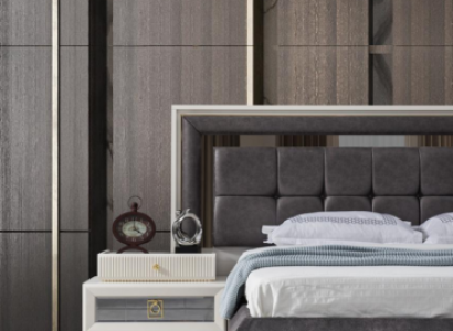 Stylish Bedside table Bedroom stainless steel Night console Modern Furniture