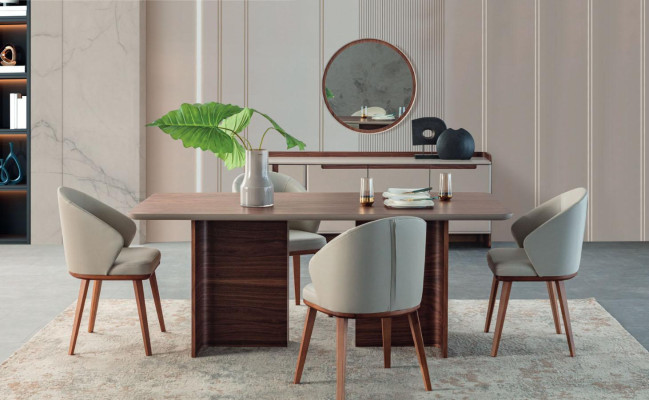 exclusive Dining room Furniture Robust Dining table Designer Sideboard Chairs