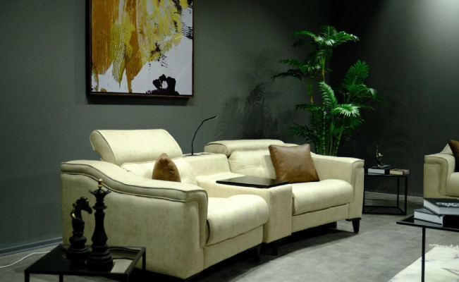 Complete e Couch Set Designer 3-Seater Two-seater Luxurious Armchair