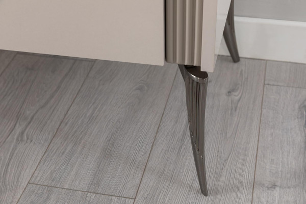 Beige TV Wardrobe Designer Coffee table Luxury Living room Furniture Wood 2-piece