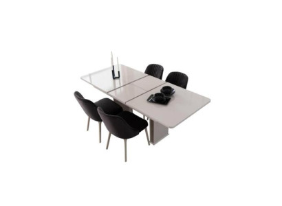 Luxurious White Table Dining Room Furniture Wooden Tables Tables