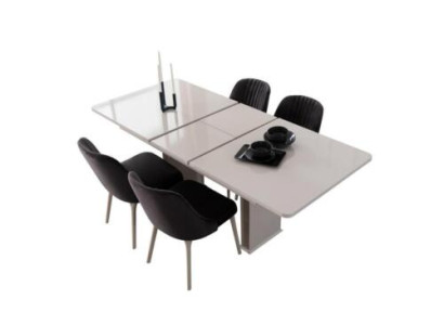 Luxurious White Table Dining Room Furniture Wooden Tables Tables