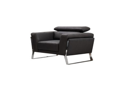 Living room Black Armchair Club Chair Relax Chair Metal Single Seater new