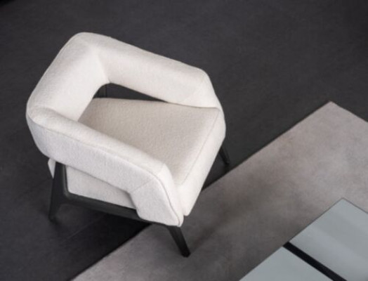Design 1-Seater Luxury Armchair Upholstered furniture Textile Relax Chair Modern
