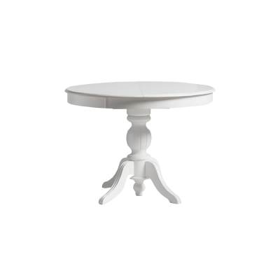 Wood Suite Dining set Dining room Dining table Chairs 5pcs White dining area