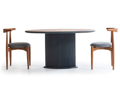 Modern Dining set Complete e Dining room Dining table Chairs 3pcs Brown