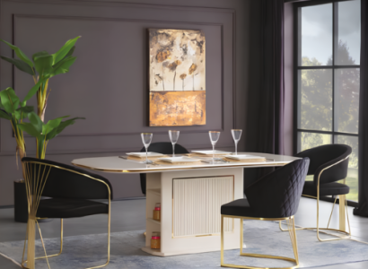 Dining corner luxury dining set complete e dining room dining table chairs 7 pieces beige