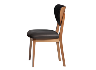 Dining chairs Suite Wooden chairs Kitchen chairs Fabric 4pcs Brown Wood