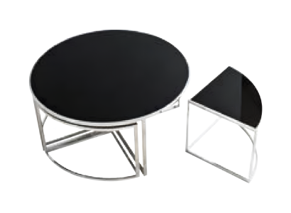 Black Complete e Coffee tables Tables Side tables Sofa tables 5 pieces