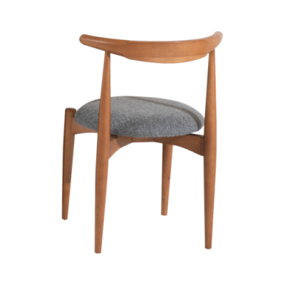 Group Kitchen chairs Dining chairs Wooden chairs set 2-piece chairs brown