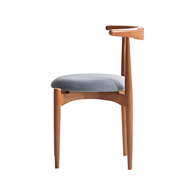 Suite Dining chairs Kitchen chairs Wooden chairs set 2-piece chairs brown