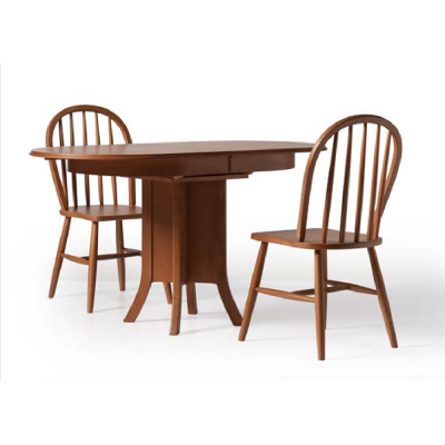 Group wooden chairs Kitchen chairs Dining chairs Set 2pcs Brown Wood