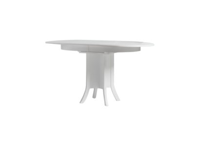 Extendable Dining table Dining room table Wood Wooden table Table White