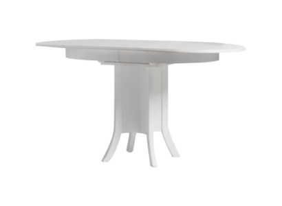 Extendable Dining table Dining room table Wood Wooden table Table White