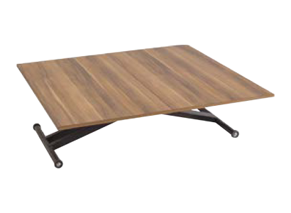 Dining table Coffee table Extendable Table Wood Brown Coffee table 120 cm