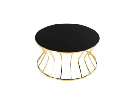 Modern sofa table Coffee table Coffee table Side table Gold Table Glass