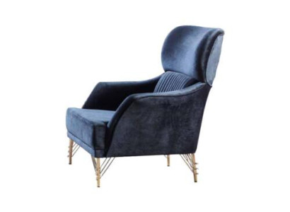 Blue e Armchair Suite Designer Armchair Living room Luxury Furniture 2-piece