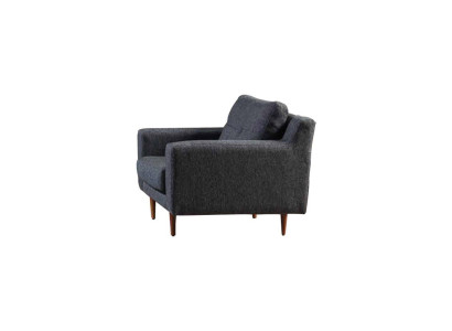Upholstery Gray 1-Seater Living room Furniture Stylish Armchair Modern Seat